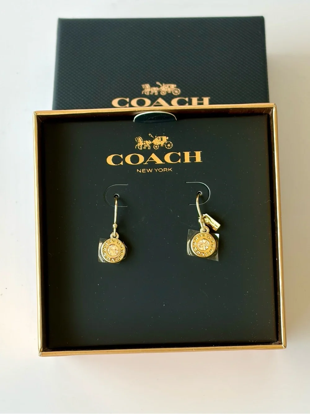 Coach Open Circle Stone Wired
Earrings - Picture 3 of 7